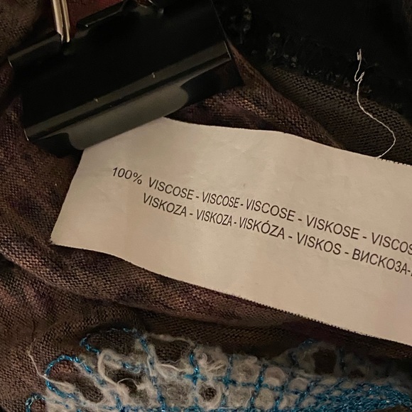 Women’s rare Desiguel multi-pattern Dream L/S knit top. Like new. - Picture 11 of 12